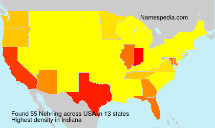 Surname Nehrling in USA Surname Nehrling in USA