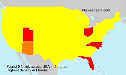 Surname Neick in USA Surname Neick in USA