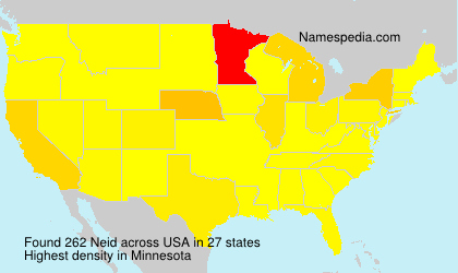 Surname Neid in USA Surname Neid in USA