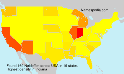 Surname Neideffer in USA Surname Neideffer in USA