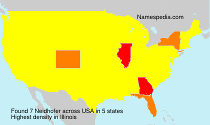 Surname Neidhofer in USA Surname Neidhofer in USA