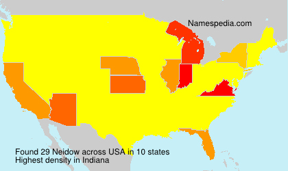 Surname Neidow in USA Surname Neidow in USA