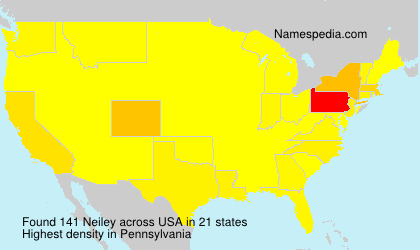 Surname Neiley in USA Surname Neiley in USA