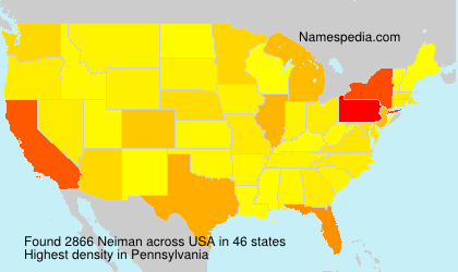 Surname Neiman in USA Surname Neiman in USA