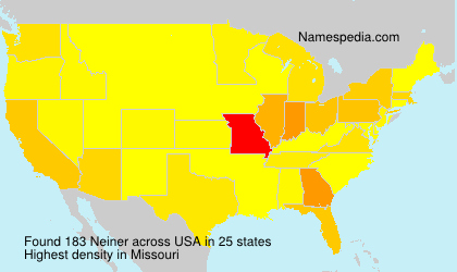 Surname Neiner in USA Surname Neiner in USA