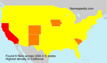Surname Neio in USA Surname Neio in USA