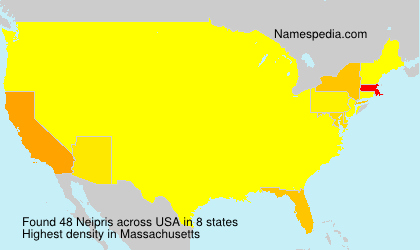 Surname Neipris in USA Surname Neipris in USA