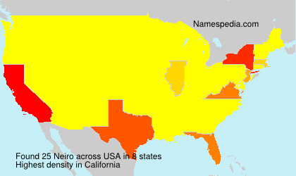 Surname Neiro in USA Surname Neiro in USA