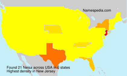 Surname Neisa in USA Surname Neisa in USA