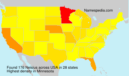 Surname Neisius in USA Surname Neisius in USA
