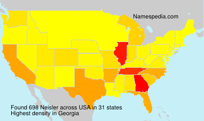 Surname Neisler in USA Surname Neisler in USA