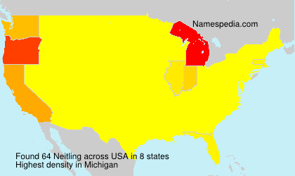 Surname Neitling in USA Surname Neitling in USA
