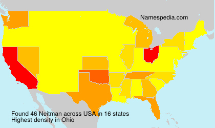 Surname Neitman in USA Surname Neitman in USA