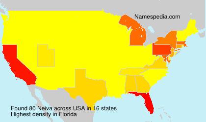 Surname Neiva in USA Surname Neiva in USA