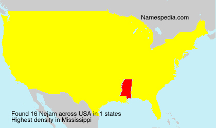 Surname Nejam in USA Surname Nejam in USA