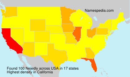 Surname Nejedly in USA Surname Nejedly in USA