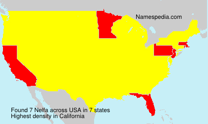 Surname Nelfa in USA Surname Nelfa in USA