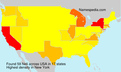 Surname Neli in USA Surname Neli in USA