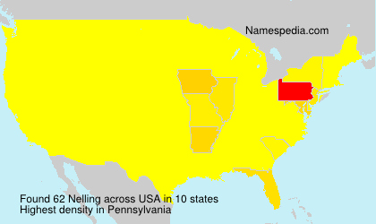 Surname Nelling in USA Surname Nelling in USA