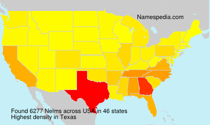 Surname Nelms in USA Surname Nelms in USA