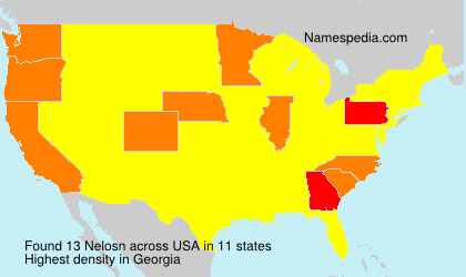 Surname Nelosn in USA Surname Nelosn in USA