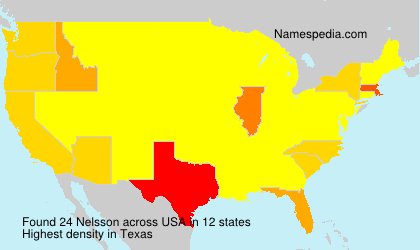 Surname Nelsson in USA Surname Nelsson in USA
