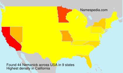 Surname Nemanick in USA Surname Nemanick in USA