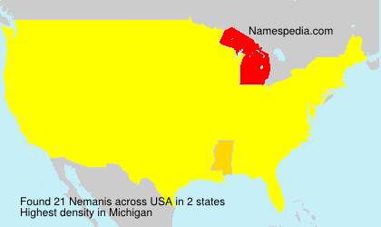Surname Nemanis in USA Surname Nemanis in USA