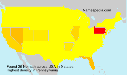 Surname Nemath in USA Surname Nemath in USA