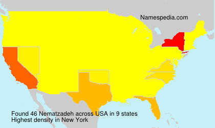 Surname Nematzadeh in USA Surname Nematzadeh in USA