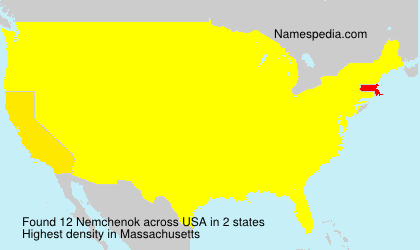 Surname Nemchenok in USA Surname Nemchenok in USA
