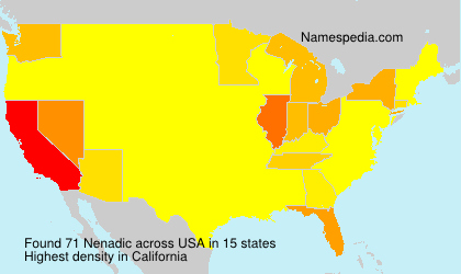 Surname Nenadic in USA Surname Nenadic in USA