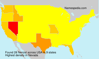 Surname Nenzel in USA Surname Nenzel in USA