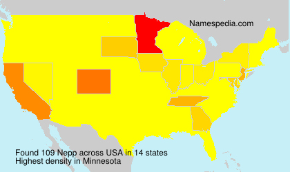 Surname Nepp in USA Surname Nepp in USA