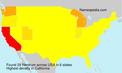 Surname Nerdrum in USA Surname Nerdrum in USA