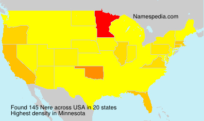 Surname Nere in USA Surname Nere in USA