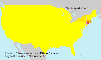 Surname Nerreau in USA Surname Nerreau in USA