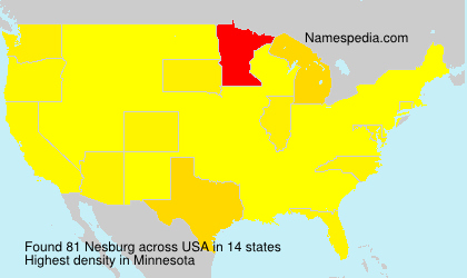 Surname Nesburg in USA Surname Nesburg in USA