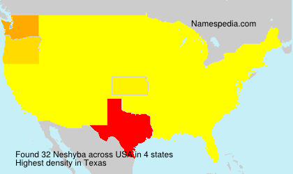 Surname Neshyba in USA Surname Neshyba in USA