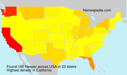 Surname Nesper in USA Surname Nesper in USA