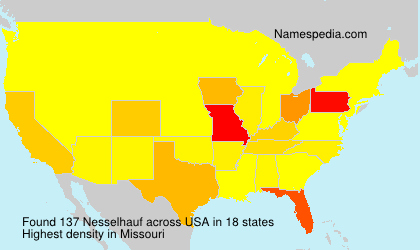 Surname Nesselhauf in USA Surname Nesselhauf in USA