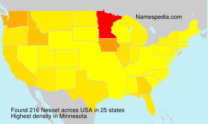 Surname Nesset in USA Surname Nesset in USA