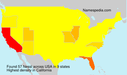 Surname Nessl in USA Surname Nessl in USA