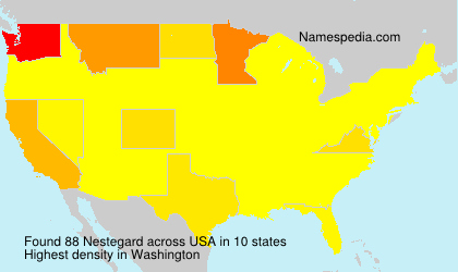 Surname Nestegard in USA Surname Nestegard in USA
