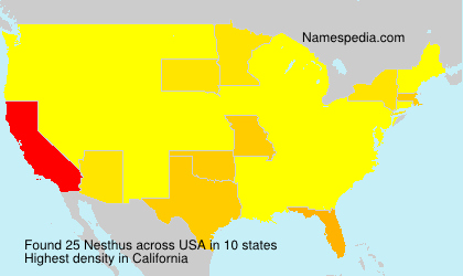 Surname Nesthus in USA Surname Nesthus in USA