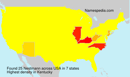 Surname Nestmann in USA Surname Nestmann in USA