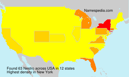 Surname Nestro in USA Surname Nestro in USA