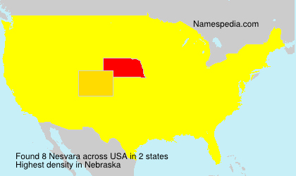 Surname Nesvara in USA Surname Nesvara in USA