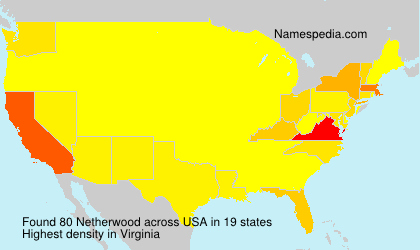 Surname Netherwood in USA Surname Netherwood in USA