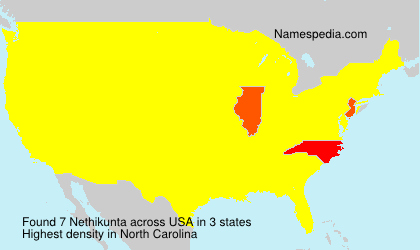 Surname Nethikunta in USA Surname Nethikunta in USA